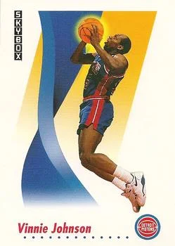 1991-92 SkyBox Vinnie Johnson #84 card image