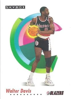 1991-92 SkyBox Walter Davis #236 card image