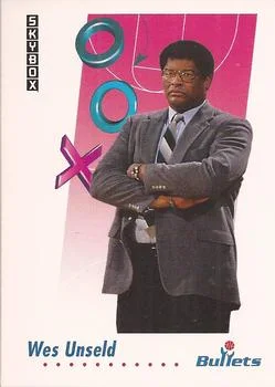 1991-92 SkyBox Wes Unseld CO #404 card image