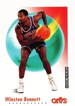 1991-92 SkyBox Winston Bennett #45 card image