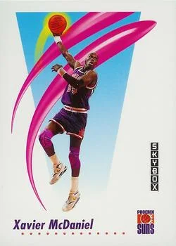 1991-92 SkyBox Xavier McDaniel #229 card image