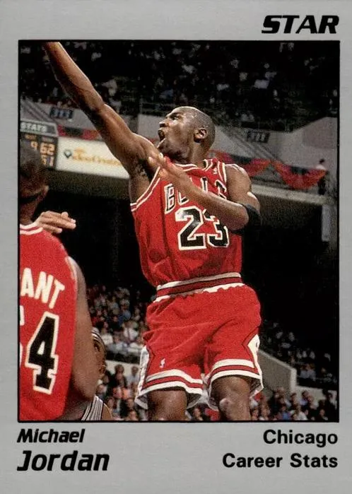 1991-92 Star Career Stats Silver Michael Jordan #1 card image