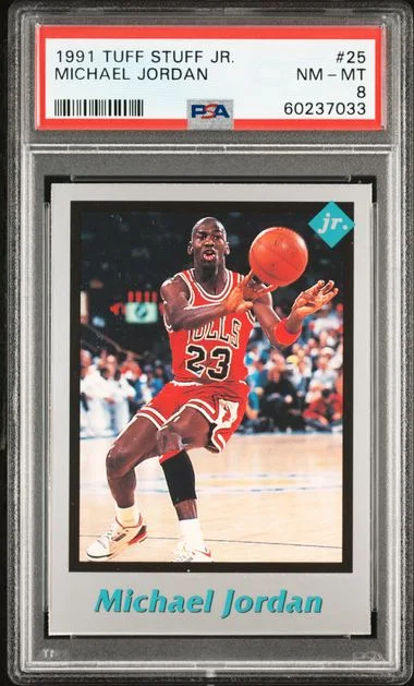 1991-92 Tuff Stuff Jr. Michael Jordan #25 card image