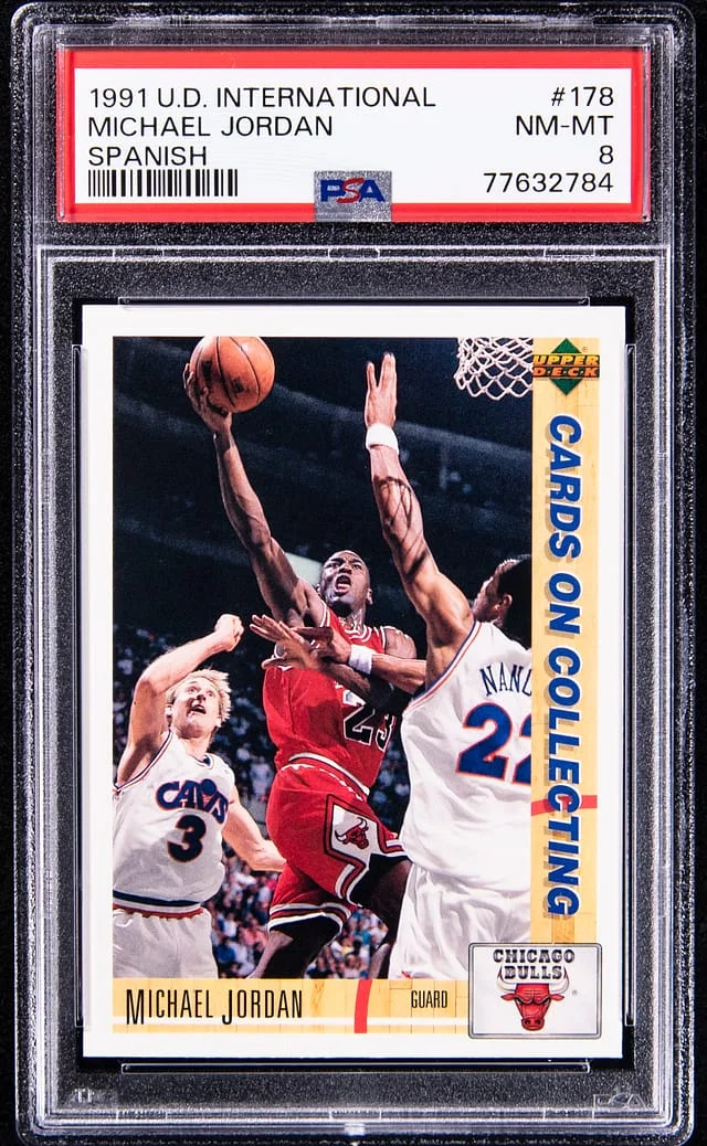 1991-92 UD International Spanish Michael Jordan #178 card image