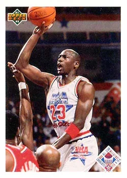 1991-92 Upper Deck All-Star Checklist (Michael Jordan) #48 card image