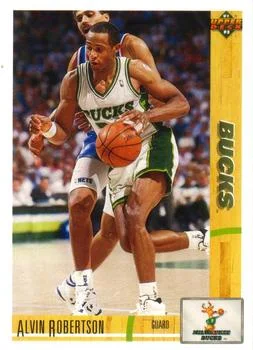 1991-92 Upper Deck Alvin Robertson #244 card image