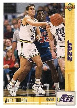 1991-92 Upper Deck Andy Toolson #113 card image