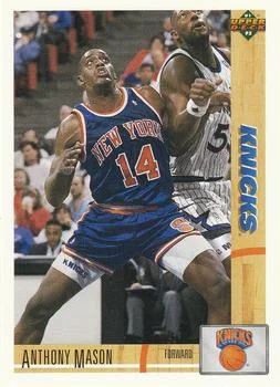 1991-92 Upper Deck Anthony Mason #430 card image