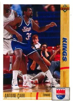 1991-92 Upper Deck Antoine Carr #313 card image