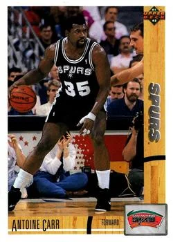1991-92 Upper Deck Antoine Carr #404 card image