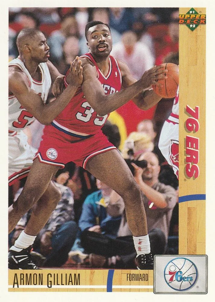 1991-92 Upper Deck Armon Gilliam #390 card image