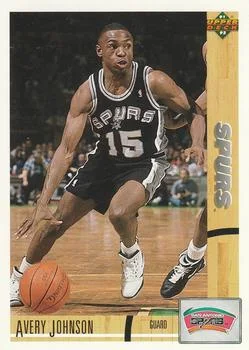 1991-92 Upper Deck Avery Johnson #394 card image