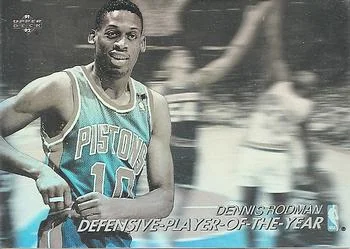 1991-92 Upper Deck Dennis Rodman DPOY [Award Winner Holograms] Award Winner Holograms #AW9 card image