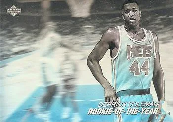 1991-92 Upper Deck Derrick Coleman ROY [Award Winner Holograms] Award Winner Holograms #AW7 card image