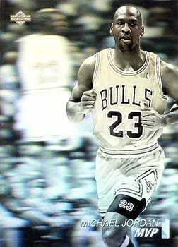 1991-92 Upper Deck Michael Jordan MVP [Award Winner Holograms] Award Winner Holograms #AW4 card image