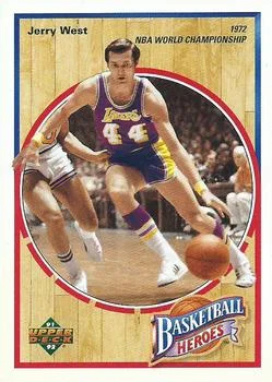 1991-92 Upper Deck Jerry West [Basketball Heroes: Jerry West] Basketball Heroes: #5 card image