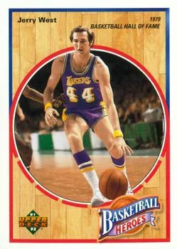1991-92 Upper Deck Jerry West [Basketball Heroes: Jerry West] Basketball Heroes: #7 card image