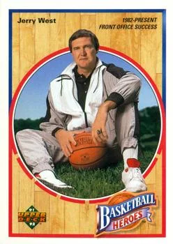 1991-92 Upper Deck Jerry West [Basketball Heroes: Jerry West] Basketball Heroes: #8 card image