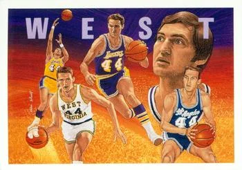 1991-92 Upper Deck Jerry West [Basketball Heroes: Jerry West] Basketball Heroes: #9 card image