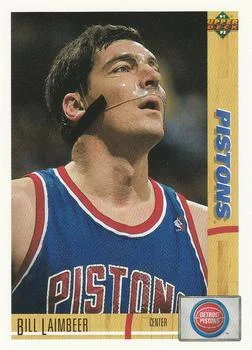 1991-92 Upper Deck Bill Laimbeer #167 card image