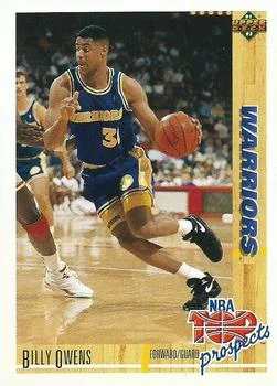 1991-92 Upper Deck Billy Owens TP #442 card image