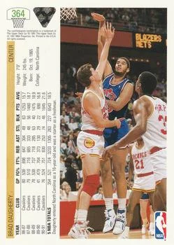 1991-92 Upper Deck Brad Daugherty #364 card back image