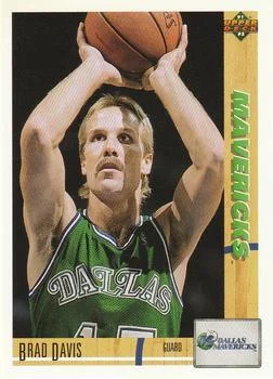 1991-92 Upper Deck Brad Davis #229 card image