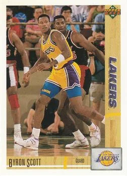 1991-92 Upper Deck Byron Scott #142 card image