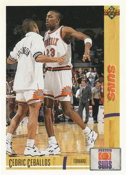 1991-92 Upper Deck Cedric Ceballos #160 card image