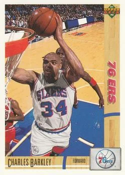 1991-92 Upper Deck Charles Barkley #345 card image