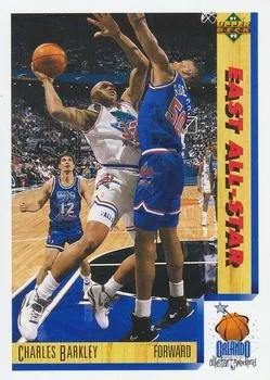 1991-92 Upper Deck Charles Barkley ASListed #454 card image