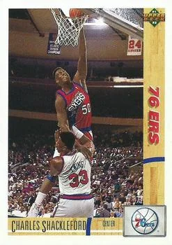 1991-92 Upper Deck Charles Shackleford #405 card image