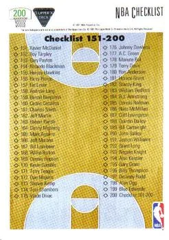 1991-92 Upper Deck Checklist: 101-200 #200 card back image