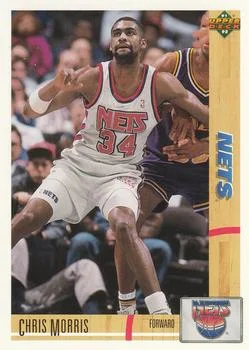 1991-92 Upper Deck Chris Morris #339 card image