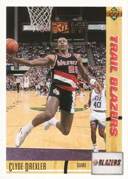 1991-92 Upper Deck Clyde Drexler #357 card image