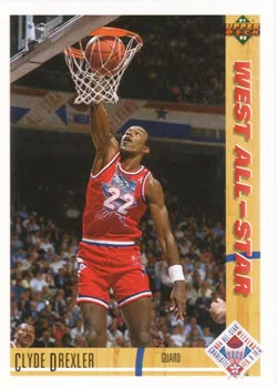 1991-92 Upper Deck Clyde Drexler #53 card image