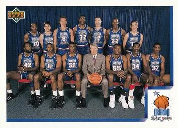 1991-92 Upper Deck Clyde Drexler / Tim Hardaway / Jeff Hornacek / Magic Johnson / Dan Majerle / Karl Malone / Chris Mullin / Dikembe Mutombo / Hakeem Olajuwon / David Robinson / John Stockton / Otis Thorpe / James Worthy #450 card image
