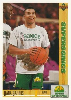 1991-92 Upper Deck Dana Barros #102 card image
