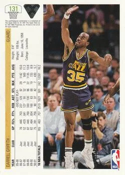 1991-92 Upper Deck Darrell Griffith #131 card back image