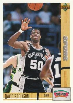 1991-92 Upper Deck David Robinson #324 card image