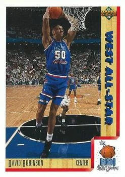 1991-92 Upper Deck David Robinson ASListed #467 card image