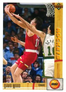 1991-92 Upper Deck David Wood #298 card image
