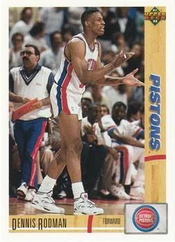 1991-92 Upper Deck Dennis Rodman #185 card image