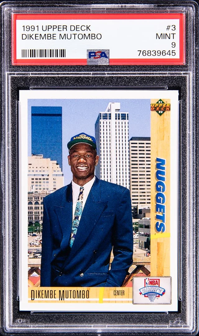1991-92 Upper Deck Dikembe Mutombo #3 card image