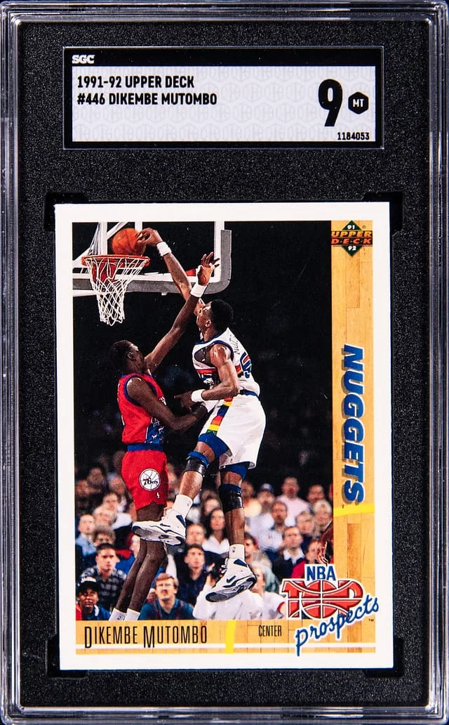 1991-92 Upper Deck Dikembe Mutombo #446 card image
