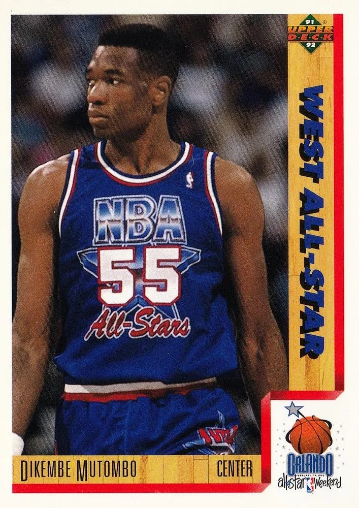 1991-92 Upper Deck Dikembe Mutombo ASListed #471 card image