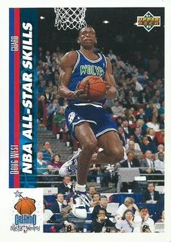 1991-92 Upper Deck Doug West NAS #483 card image