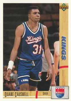 1991-92 Upper Deck Duane Causwell #358 card image