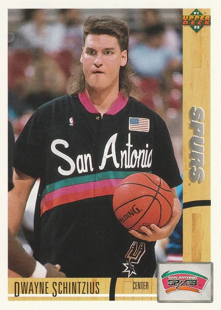 1991-92 Upper Deck Dwayne Schintzius #376 card image
