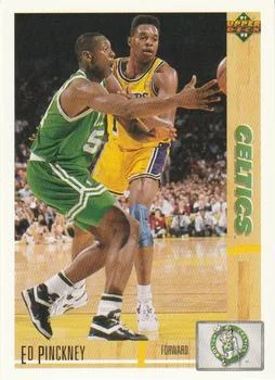 1991-92 Upper Deck Ed Pinckney #129 card image